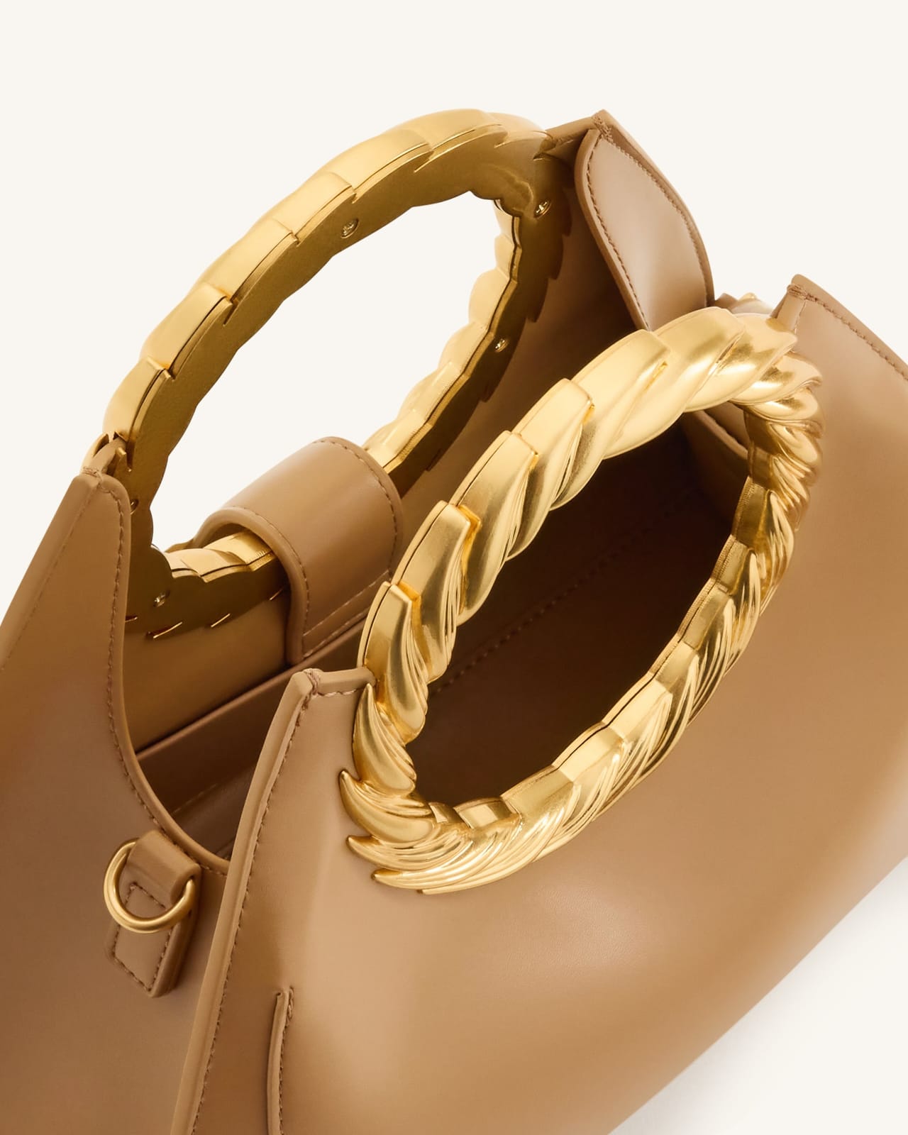 Amiya Leaf Handle Sculpture Bag 7