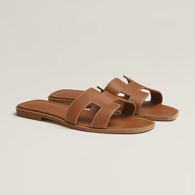 Hermès women's leather Slide 3