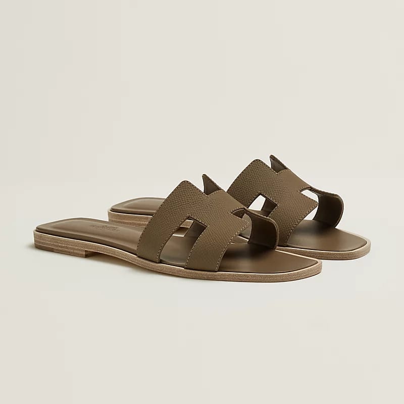 Hermès women's leather Slide 4