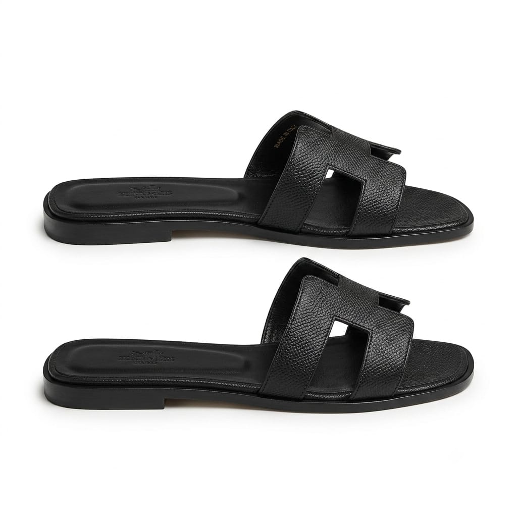 Hermès women's leather Slide 5
