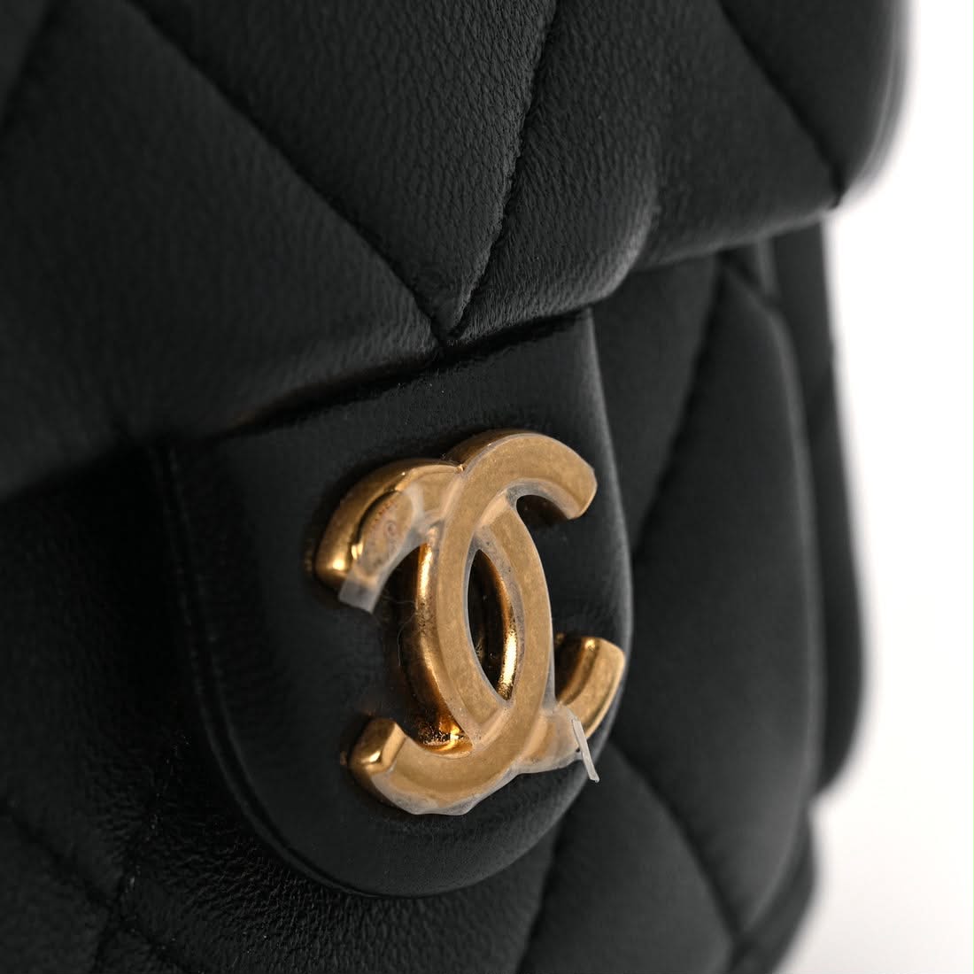 Chanel Black Quilted Shiny Lambskin Small Trendy Pockets 10