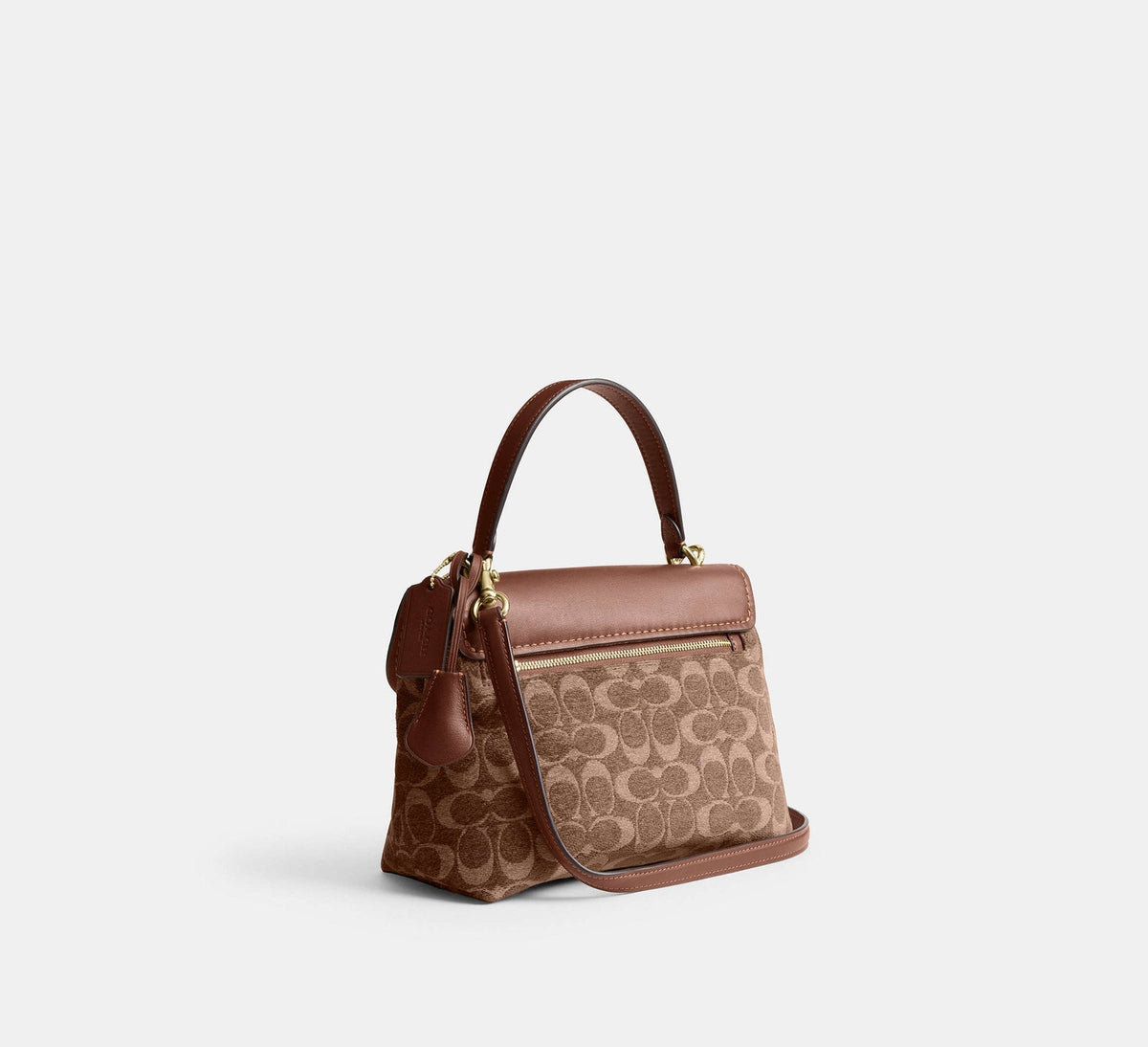 Emory Top Handle Bag In Signature Chenille 6