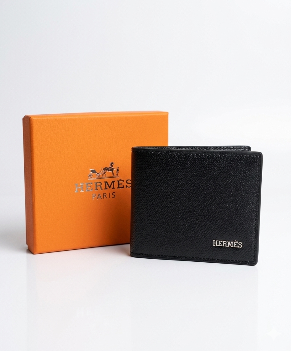 Hermes Leather Bifold Men 1
