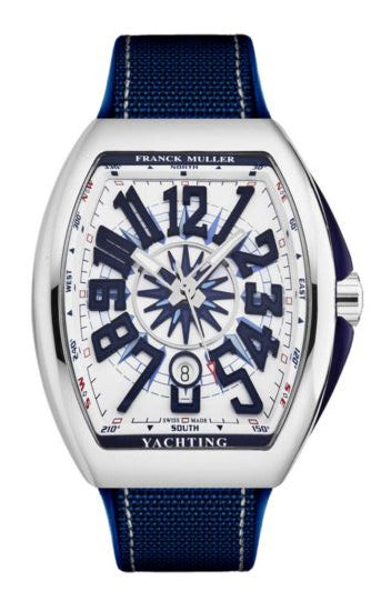 FRANCK MULLER YACHTING WHITE DIAL BLUE STRAP 1